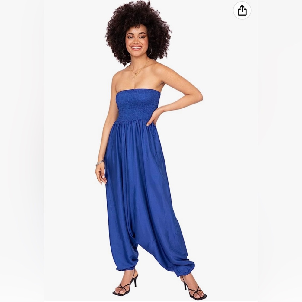Likemary Harem Jumpsuit- Silk Look